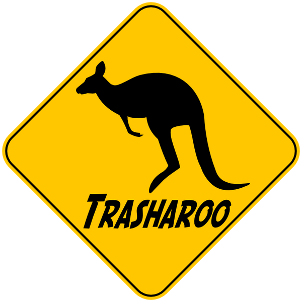 Trasharoo Road Sign Sticker
